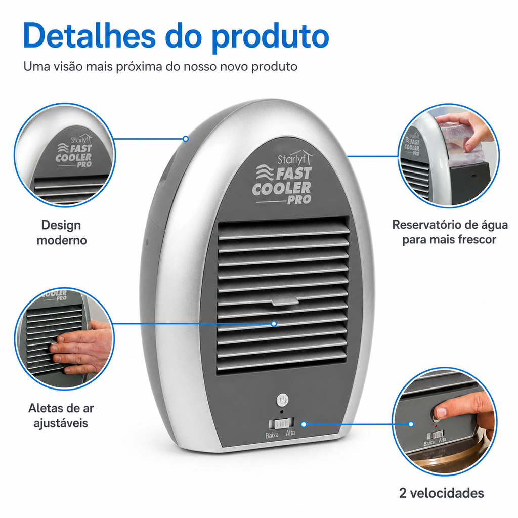 Mini Climatizador Portátil