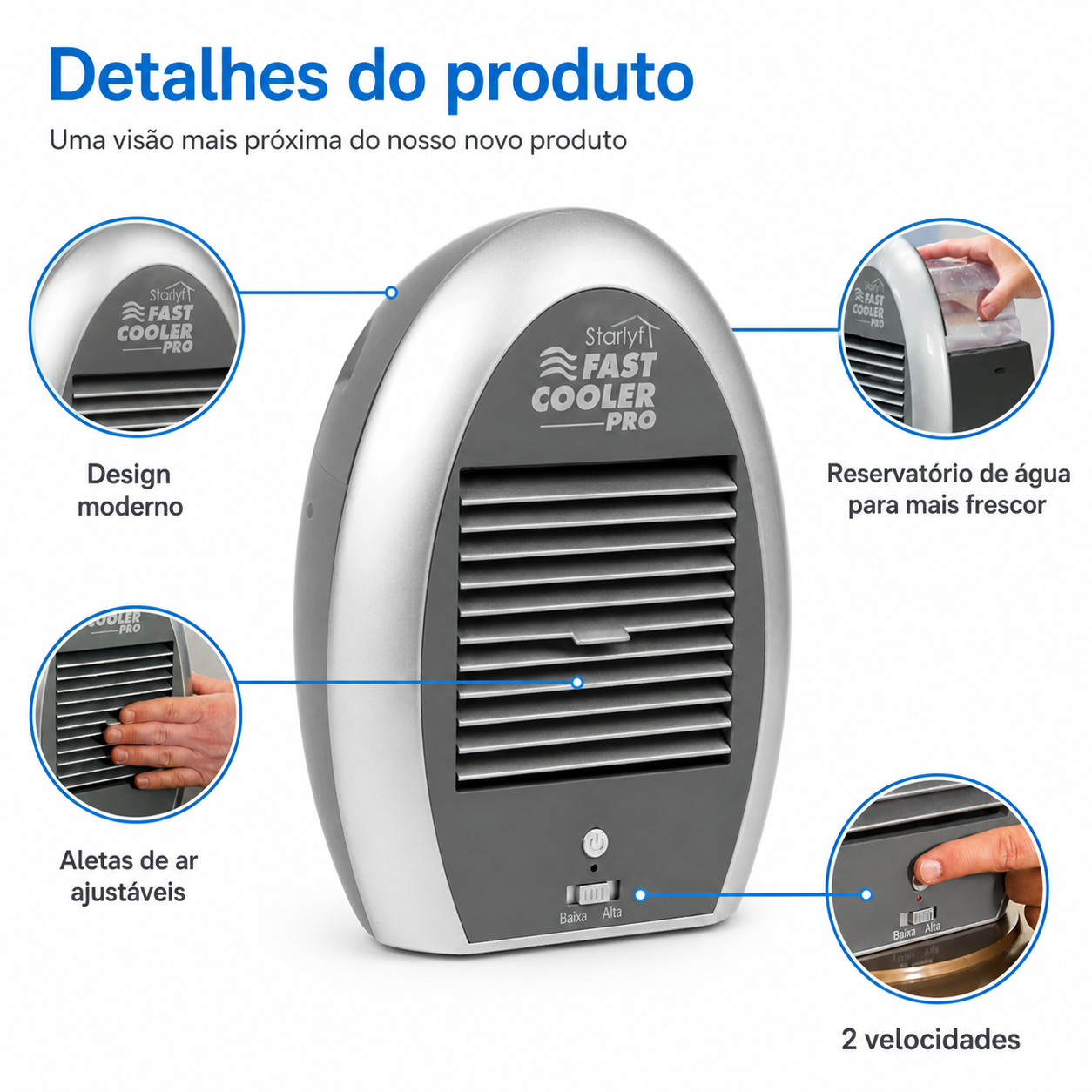 Mini Climatizador Portátil