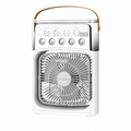 MistMood - Ventoinha Portátil 3 em 1 com Humidificador e Luz LED