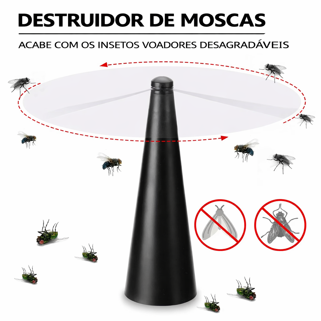 MoscaZero - Ventoinha Repelente Portátil