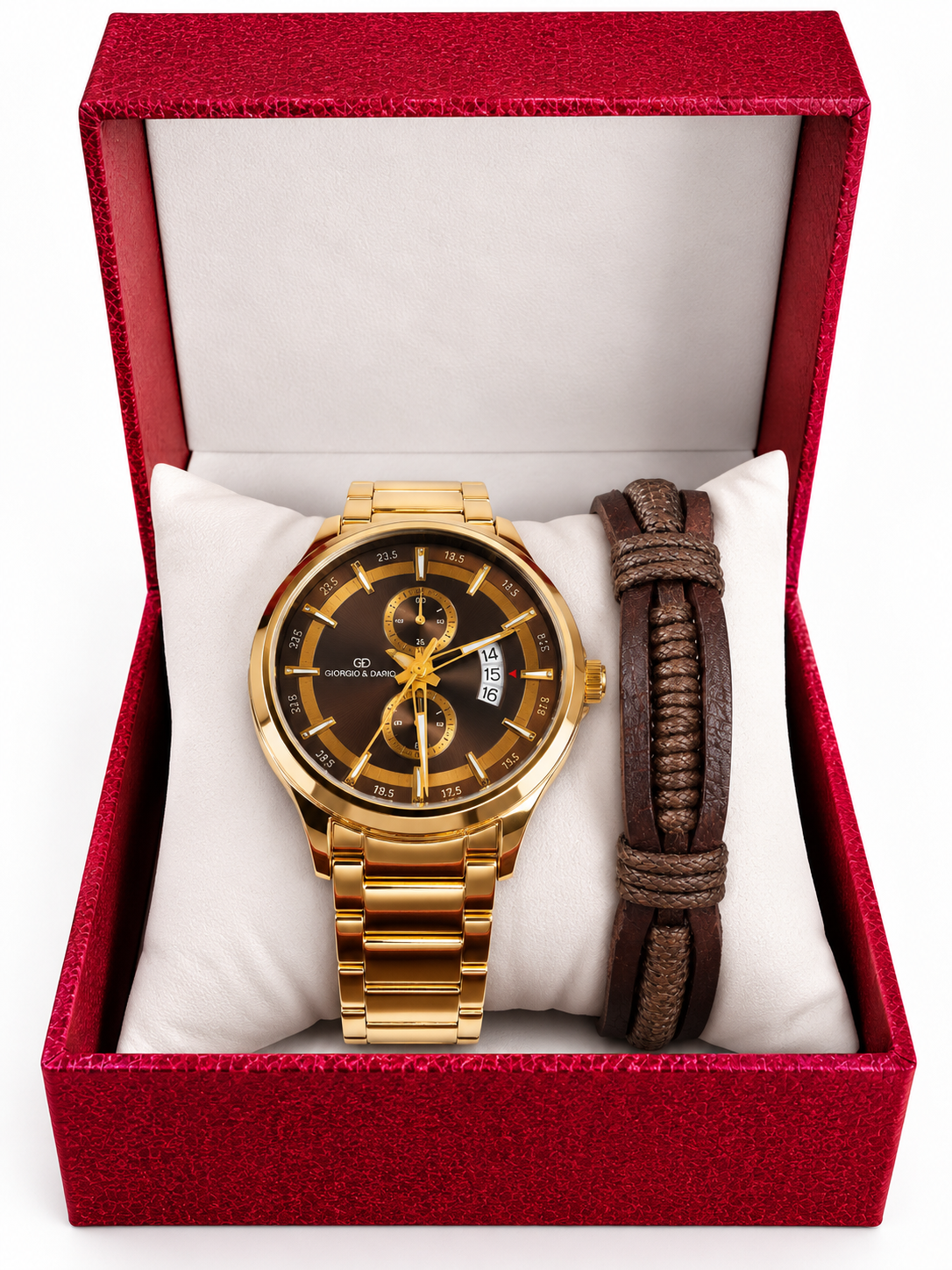 Conjunto Relógio e Pulseira