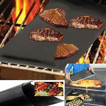 Tapete de Grelha de Churrasco Antiaderente