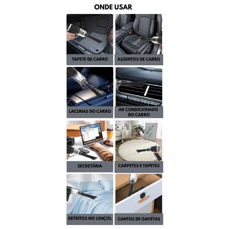 AirClean Mini - Aspirador De Pó