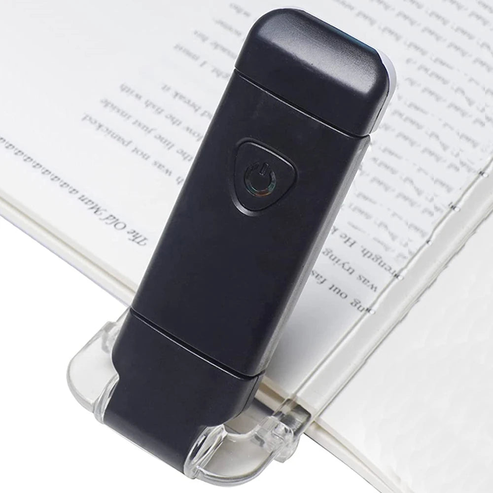 Luz de Leitura Clip - LED Recarregável por USB