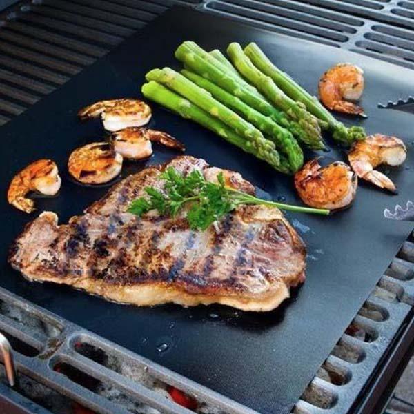 Tapete de Grelha de Churrasco Antiaderente