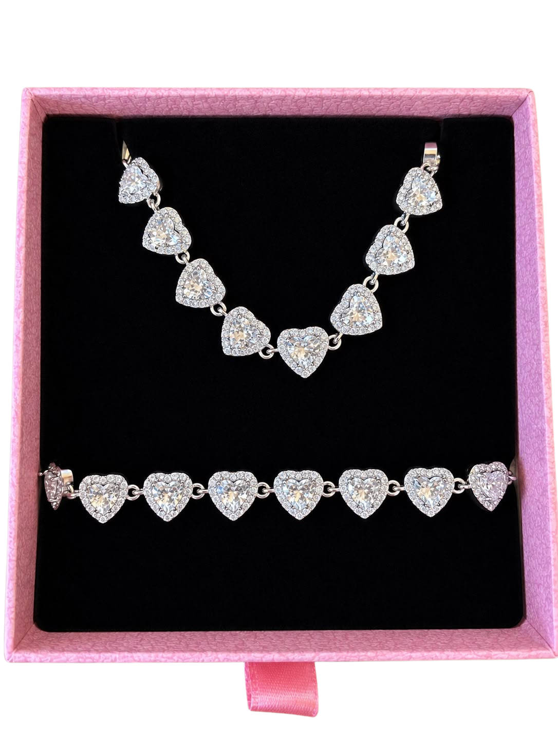 Conjunto de Coração em Zircônia