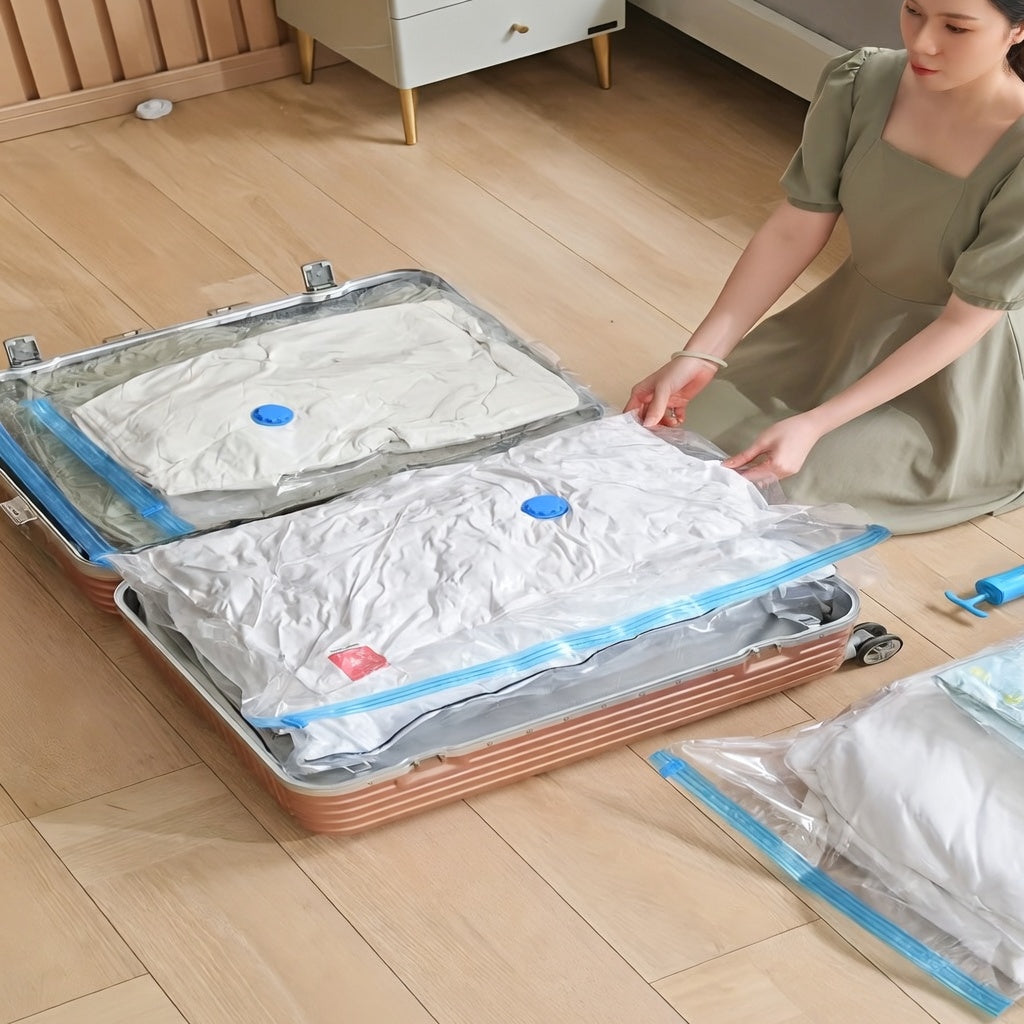 SpaceMax™ – Sistema de Vácuo Total (Pack com Bomba e 6 Sacos a Vácuo)