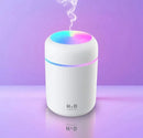Humidificador Rosa Ultrassónico com Luz Ambiente