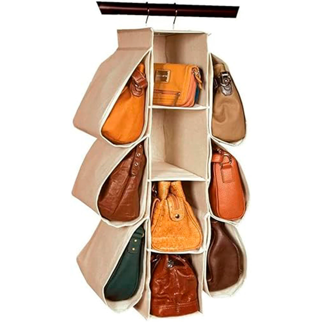 HangOrder — O Organizador Suspenso de 10 Bolsos