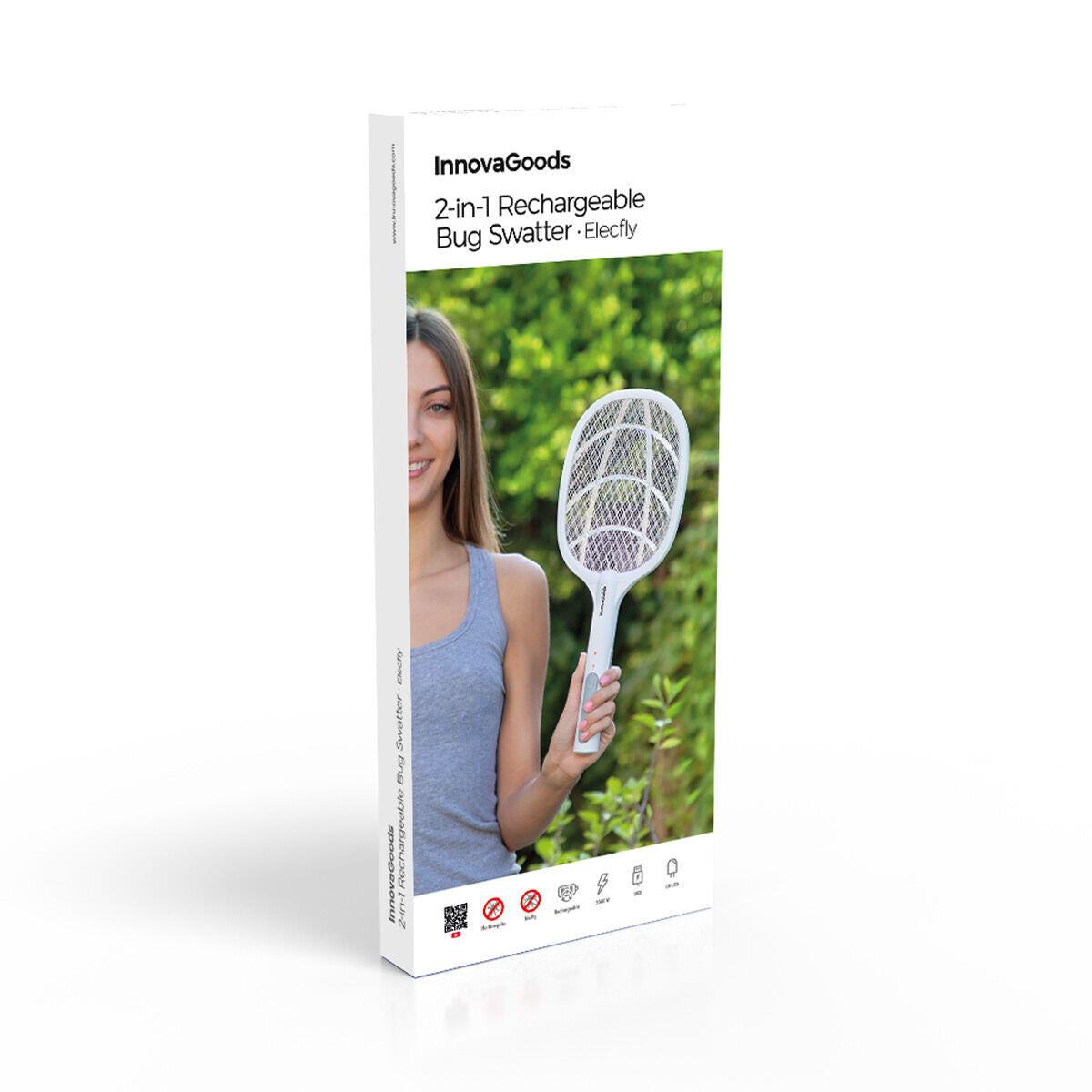 Zappfly 2 em 1 - Raquete Eléctrica