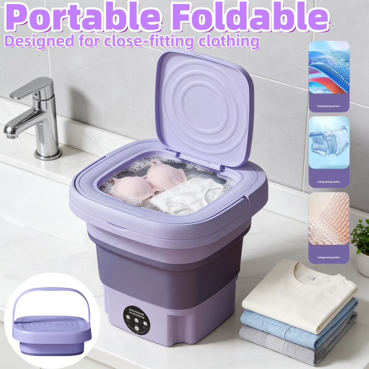 Washcompact 9L - Máquina de Lavar Portátil