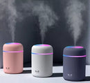 Humidificador Rosa Ultrassónico com Luz Ambiente