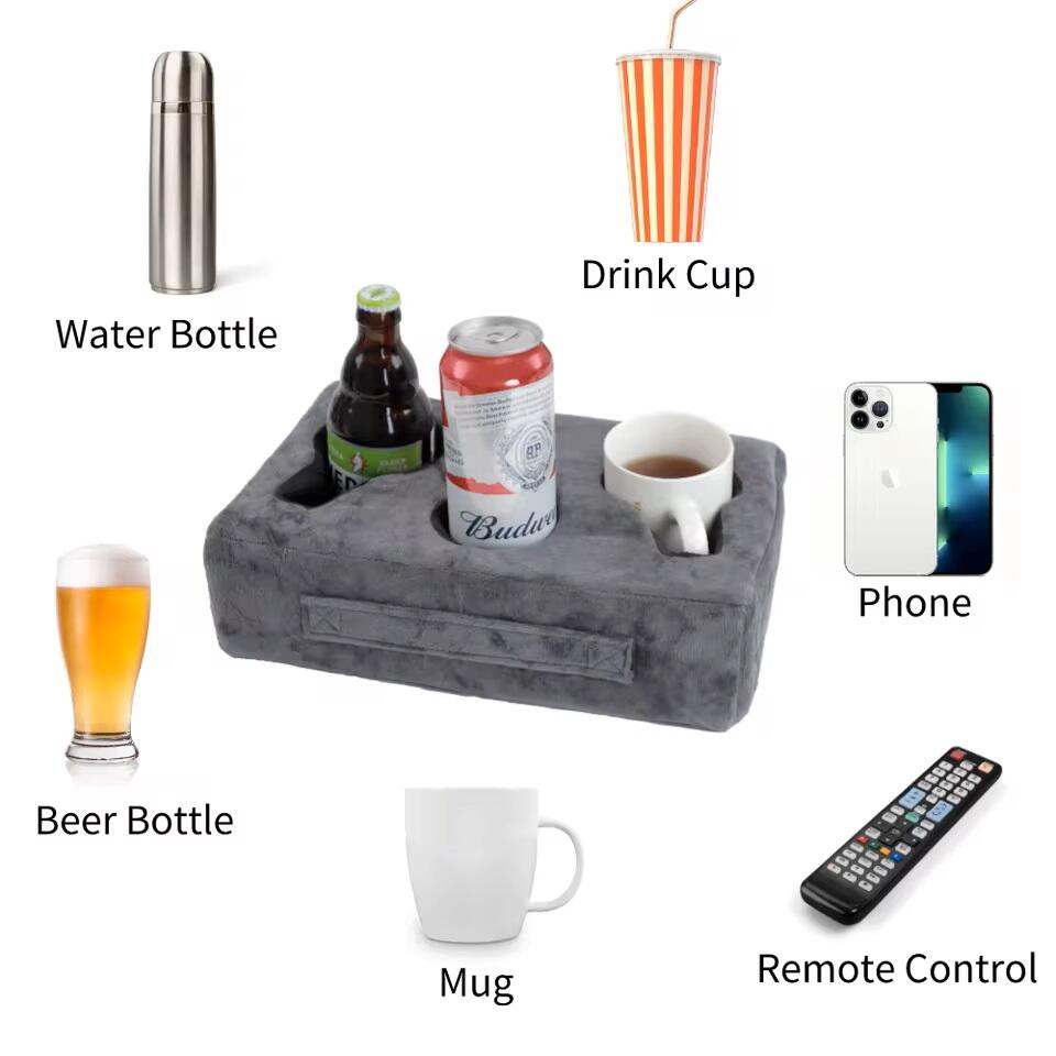 SofaHolder — O Organizador de Braço de Sofá em Veludo