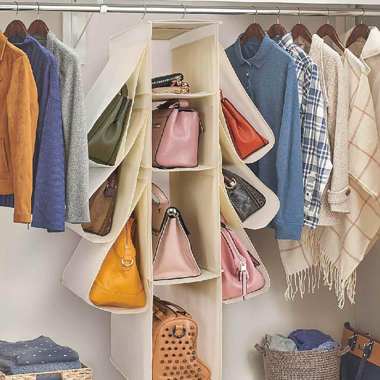 HangOrder — O Organizador Suspenso de 10 Bolsos