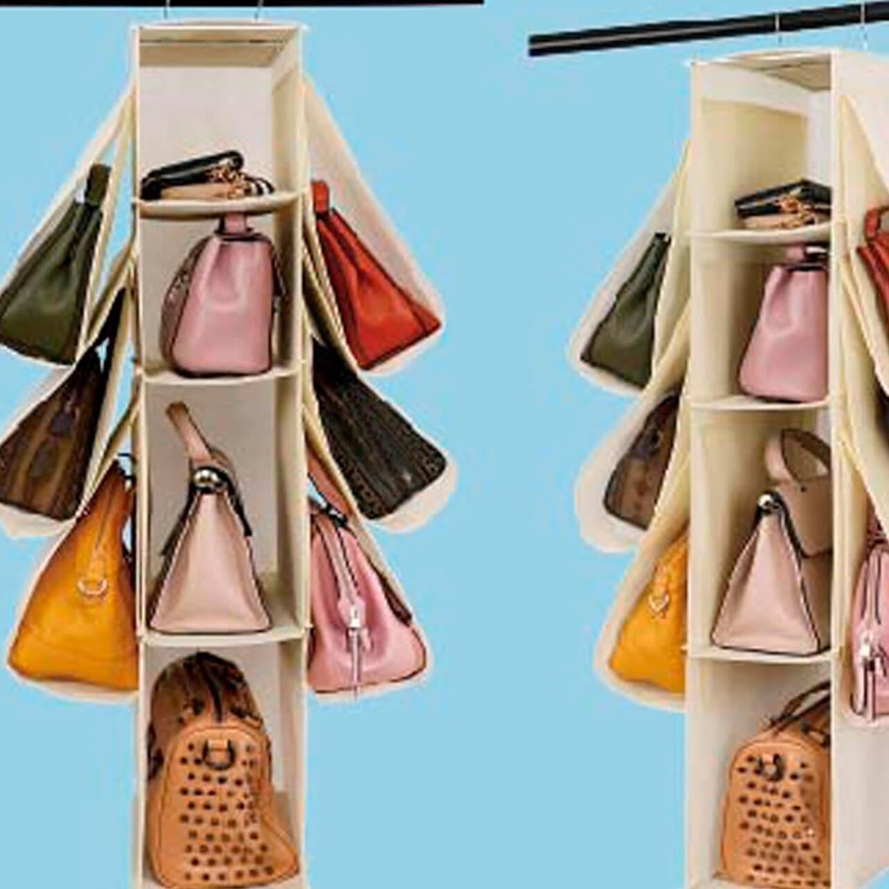 HangOrder — O Organizador Suspenso de 10 Bolsos