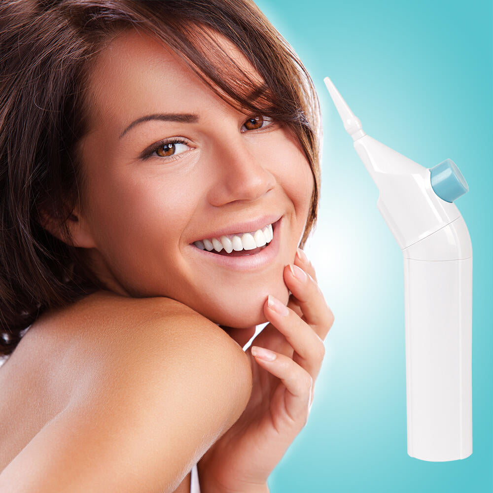 AquaSmile — O Irrigador Oral Portátil sem Pilhas