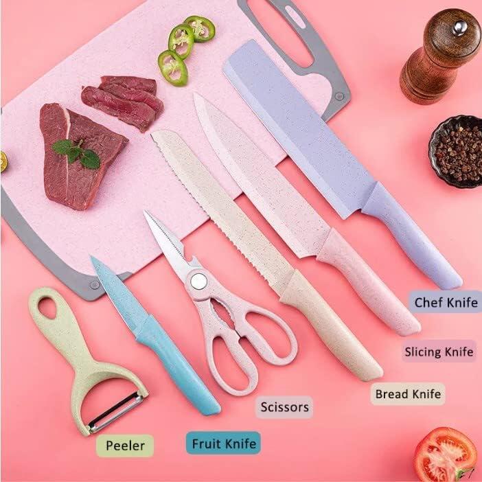 Conjunto Chromeblade - Conjunto de Facas de Cozinha Coloridas