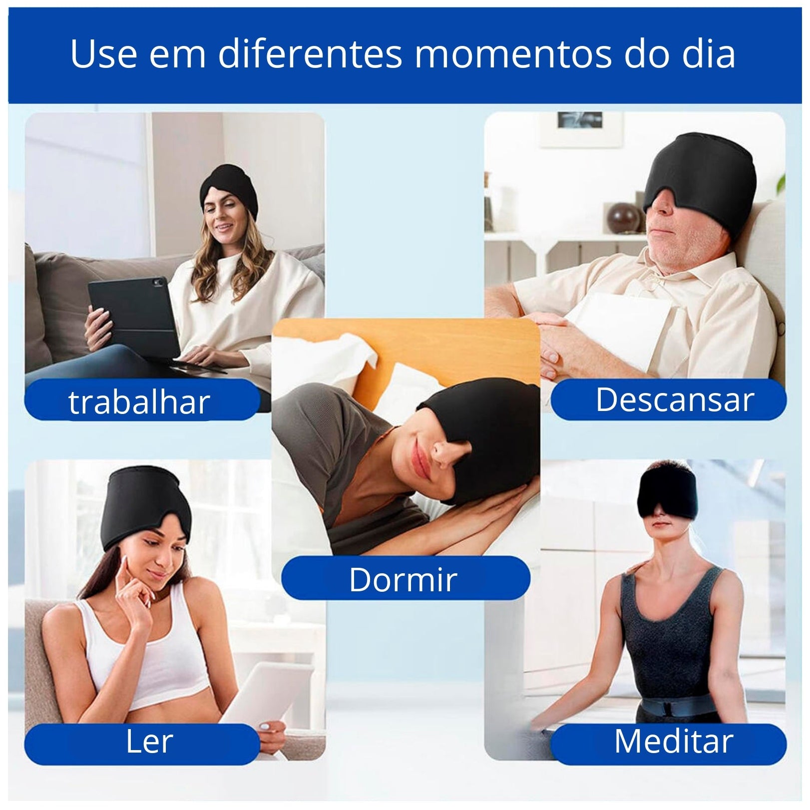CalmMask - Máscara Terapêutica para Alívio da Enxaqueca